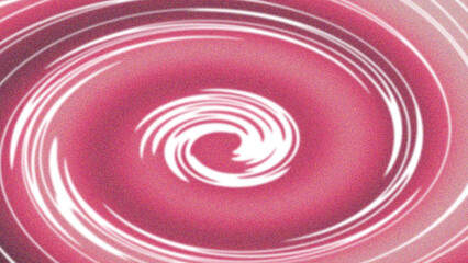 red and white spiral with grainy noise texture
