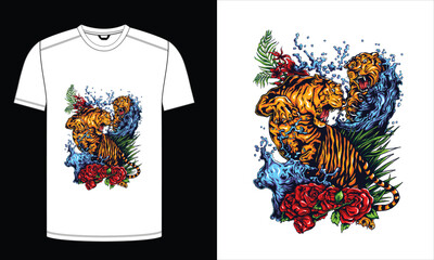 Creative T-Shirt Design with Modern Graphics and Trendy Style.