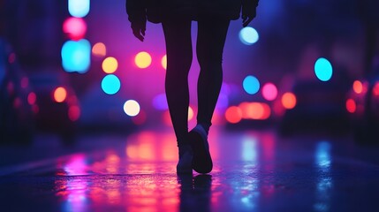 Neon Night in the City