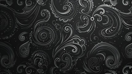 paisley pattern wallpaper