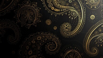 paisley pattern wallpaper