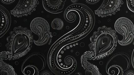 paisley pattern wallpaper