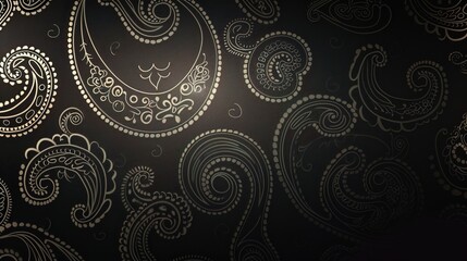 paisley pattern wallpaper