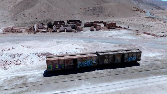 Pintado train station, Pintado, Pozo Almonte, Iquique, Tarapaca,  Chile