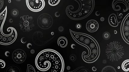 paisley pattern wallpaper