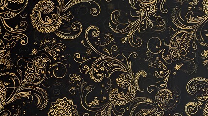 paisley pattern wallpaper