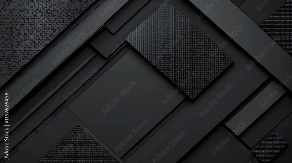 Aufkleber abstract dark geometric pattern background