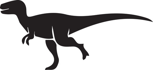 Dinosaur silhouette vector EPS