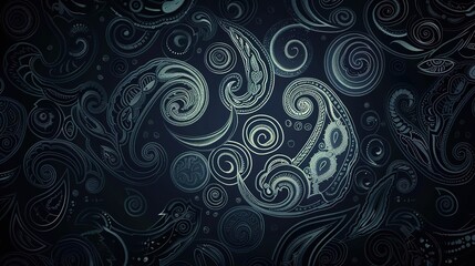 Fototapeta premium paisley pattern wallpaper