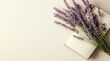 Calming Lavender with Minimal Diary Setup