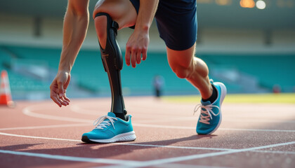 Inspiring Disabled Athlete Ready to Race