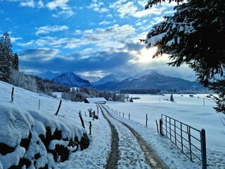 winter in the mountains, Oberstdorf 