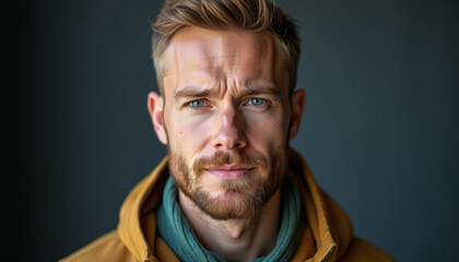 Obraz premium Close-up Portrait of a Man