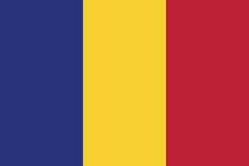 Vector Romanian Flag Design