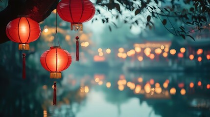 Obraz premium Chinese lantern festival