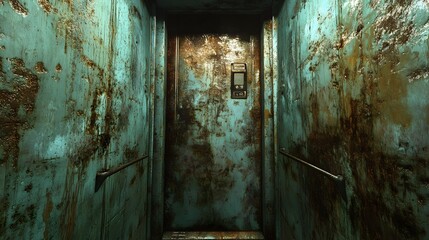 The Tension of a Descent in an Elevator