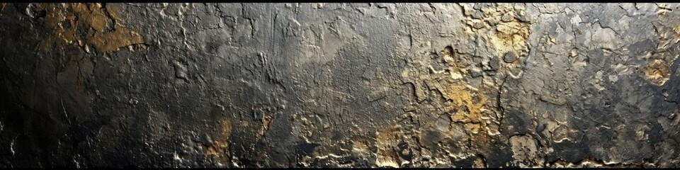 Fototapeta premium Luxurious Silver Textured Wall Panorama Background