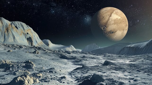 Majestic View of Pluto and Charon: A Celestial Dance in the Solar System