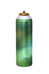 Eine Spraydose mit Bedruckung.