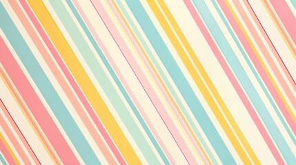 Sweet Candy stripe pattern wallpaper
