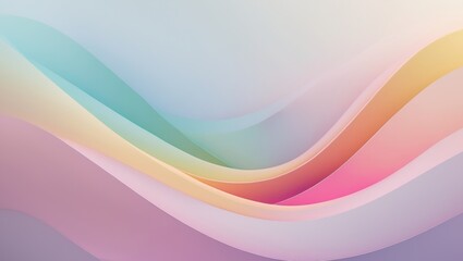 Abstract Colorful gradient background with wavy lines