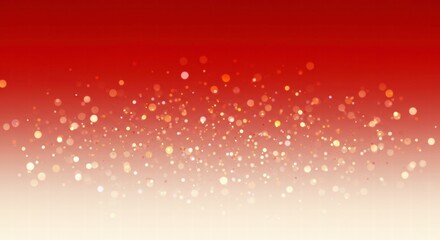 Obraz premium Red and Gold Festive Sparkles 