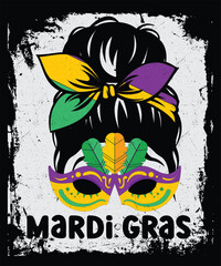 Mardi Gras T-Shirt, Women Mardi Gras T-Shirt, Crawfish Shirt, 
Mardi Gras Parade Gift, Louisiana Carnival Party, New Orleans Carnival Bow