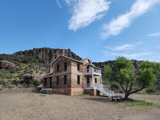 Officers Quarters at Fort Davis National Historic Site in Fort Davis, Texas