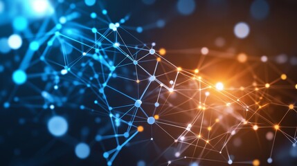 Abstract network connection background