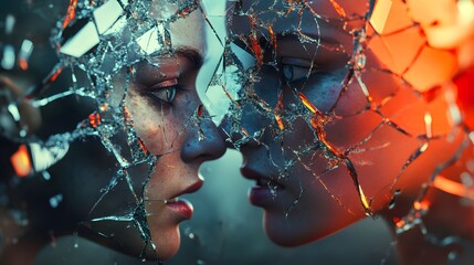 Shattered Reflection of Identity