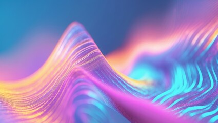 Vibrant abstract background showcasing glowing textures and bright gradients