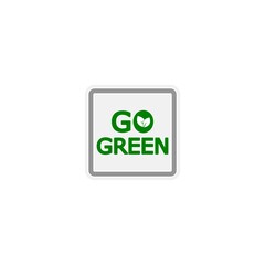 Go green Logos of green leaf ecology nature element  icon isolated on white background.