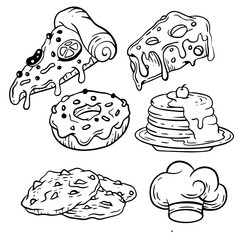 Food Icon Asset for UI UX Design needs