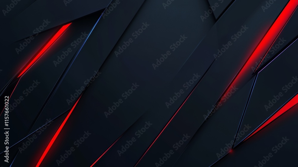 Poster Abstract background with dark texture and red glowing lines.