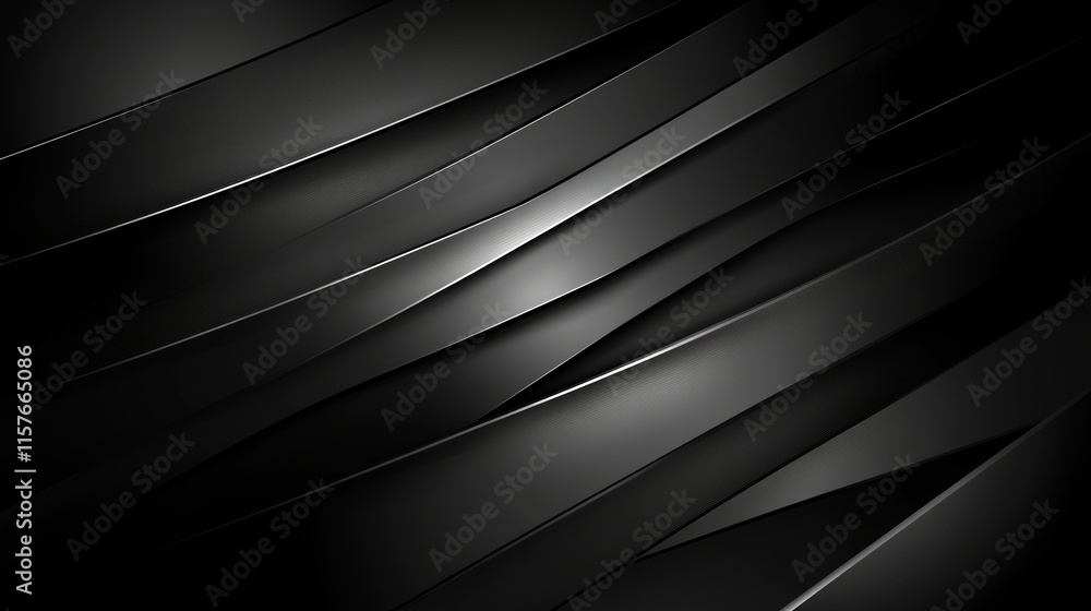 Poster abstract dark gray and black diagonal stripes background