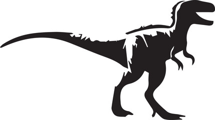Obraz premium Dinosaur silhouette vector EPS