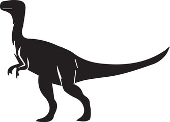 Dinosaur silhouette vector EPS