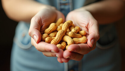 Handful of Roasted Peanuts