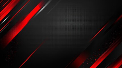 Abstract background with red and black diagonal lines. Modern design.
