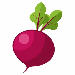 Beetroot with leaves