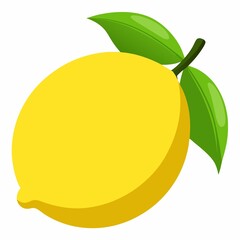 lemon isolated on white