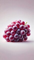 Isolated Bunch of Purple Grapes