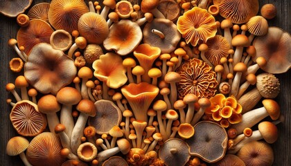 Fungi Fantasia - Nature's Diverse Mushroom Display