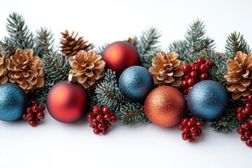 Close-up of various ornaments arranged on a table