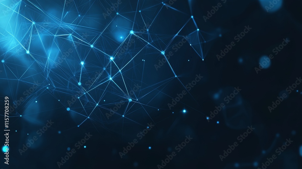 Poster abstract digital network connection concept. futuristic technology background.
