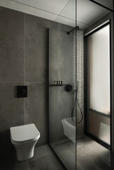 Interior of a bathroom