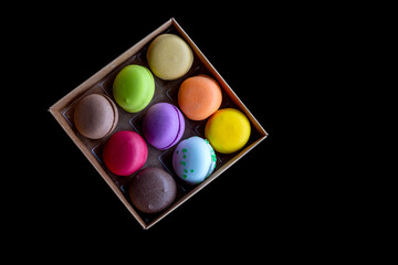 Macaroons, beautiful St. Valentine gift