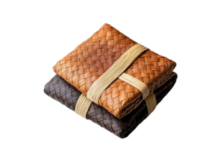 Handwoven pandan mats from Samoa showcasing vibrant patterns, perfect for decor or functional use