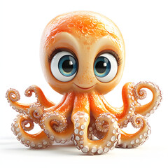 cute octopus cartoon