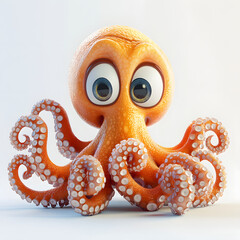 cute octopus cartoon